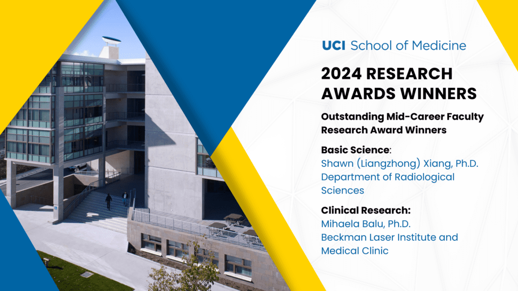 UCI School of Medicine 2024 Research Awards – Beckman Laser Institute